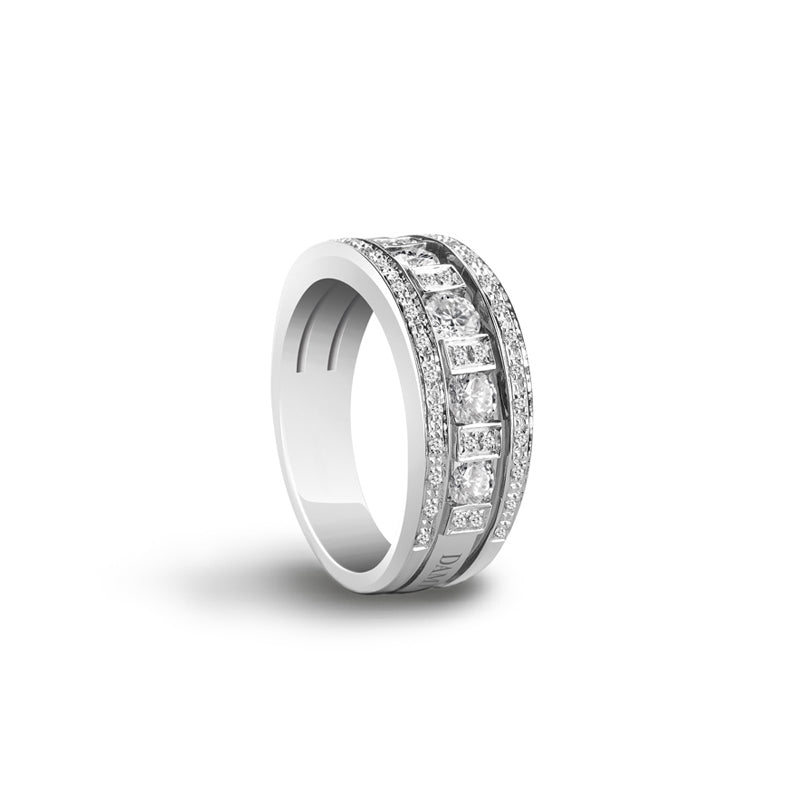 Anello Belle Epoque - oro bianco e diamanti